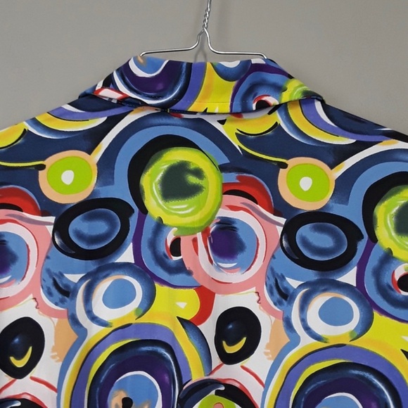 💙Essentials by Milano multicolor 3/4 sleeve top - Picture 8 of 8